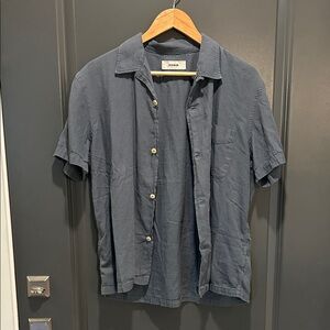 Buck Mason Charcoal Button Down Shirt